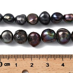 Natural Cultured Freshwater Pearl Beads Strands&nbsp;PEAR-P064-19J-05E