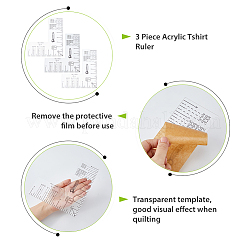 Acrylic Rulers&nbsp;DIY-WH0622-106