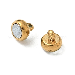 304ステンレススチール製マグネット留め具  イオンプレーティング（ip）  ロンデル  ゴールドカラー  11mm  穴：1.8mm&nbsp;STAS-S182-04G