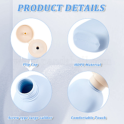 Plastic Flip Top Cap Bottles&nbsp;AJEW-WH20020-278B