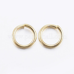 304 Stainless Steel Open Jump Rings&nbsp;STAS-L187-8x0.8mm-G