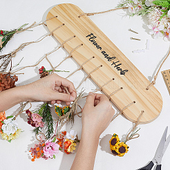 1 Bag Oval Pine Wood Herb Drying Rack&nbsp;ODIS-PH0036-14