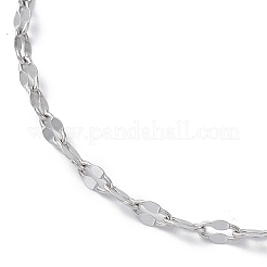 Non-Tarnish 304 Stainless Steel Dapped Link Chain Bracelets for Men Women&nbsp;STAS-B039-06P