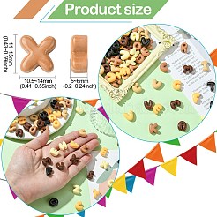 Opaque Resin Decoden Cabochons&nbsp;RESI-CJC0023-10B