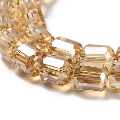 Electroplate Glass Beads Strands&nbsp;EGLA-D030-19J