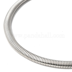Iron Open Cuff Snake Chain Choker Necklaces for Women&nbsp;NJEW-M085-04P