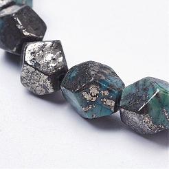 Natural Pyrite Beads Strands&nbsp;G-K181-D02