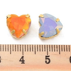 Heart Opal Sew On Rhinestones&nbsp;RGLA-G024-09A-P