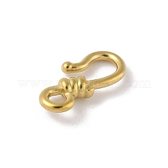 304ステンレス鋼S字フック  ゴールドカラー  16.5x8x3.5mm  穴：2.5mm&nbsp;LS-STAS-P408-04A-G