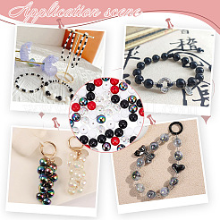 100Pcs 5 Style Transparent & Opaque Acrylic Beads&nbsp;MACR-AR0001-16