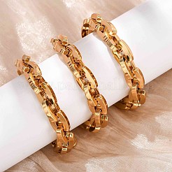 304 Stainless Steel Link Chain Necklaces for Women Men&nbsp;NJEW-F363-06G