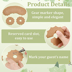 Kraft Paper Wine Glass Charms&nbsp;DIY-WH0888-147
