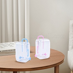 4Pcs 4 Colors Luggage Cases Transparent Plastic Candy Gift Storage Boxes&nbsp;CON-CN0001-09