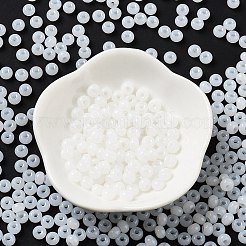 Imitation Jade 3/0 Glass Seed Beads&nbsp;SEED-Z001-A-A01