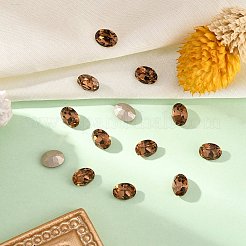 プレシオサ® マキシマ クリスタル ファンシーストーン  チェコクリスタル  435 12 601 楕円  デュラフォイル  スモークトパーズ 10220 個  8x6mm&nbsp;X-PRC-FF8-10220