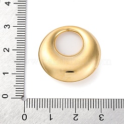 316サージカルステンレスペンダント  イオンプレーティング（ip）  18KGP本金メッキ  ラウンド  25x7mm  穴：10.5mm&nbsp;STAS-K258-44A-G
