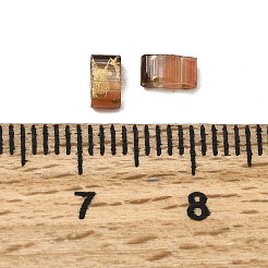 2-Hole Transparent Glass Seed Beads&nbsp;SEED-S023-30B-28