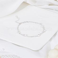 1Pc Brass Box Chain Double Layer Bracelets&nbsp;BJEW-LP0004-39