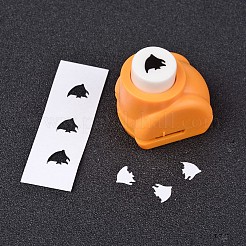 スクラップブッキングとペーパークラフト用のランダムな単色またはランダムな混合色のミニプラスチッククラフトペーパーパンチセット  ペーパーシェイパー  熱帯魚  33x26x32mm&nbsp;AJEW-L051-10