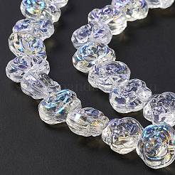 Electroplate Glass Beads Strands&nbsp;EGLA-L040-AB01