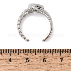 304ステンレススチールカフリング部品  ラウンドベゼルカップリングセッティング  ステンレス鋼色  14mm  18mm  トレイのサイズ：8mm&nbsp;STAS-P454-01A-P