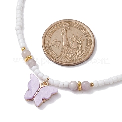 Glass Beads Necklaces&nbsp;NJEW-JN04725