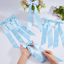 12Pcs Polyester Bowknot Hanging Garland&nbsp;HJEW-DC0001-28C