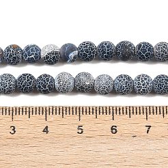 Weathered Agate Beads Strand&nbsp;LS-G-E403-79-6mm