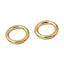 Brass Open Jump Rings&nbsp;KK-CBA1A60-06A-G