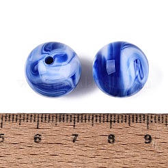 Two Tone Opaque Acrylic Beads&nbsp;SACR-R853-16mm-04
