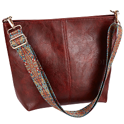 PU Leather Shoulder Bags with Ethic Bag Starp&nbsp;AJEW-WH20816-217D-1