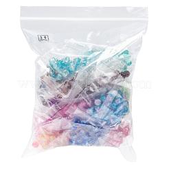 18 Colors Spray Painted Crackle Glass Beads&nbsp;CCG-JQ0001-02-8mm