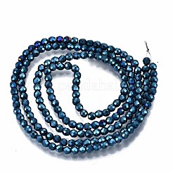 Electroplate Non-magnetic Synthetic Hematite Beads Strands&nbsp;G-T114-59