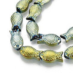 Electroplate Glass Beads Strands&nbsp;EGLA-T025-03E