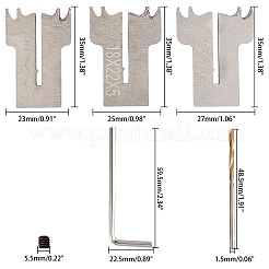 Wooden Bead Maker Beads Drill Bit Milling Cutter Set&nbsp;TOOL-WH0016-96