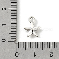 合金のチベット風チャーム  スター  13x10x2mm  穴：1.8mm&nbsp;LS-PALLOY-R157-01AS-02
