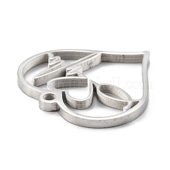 Non-Tarnish 304 Stainless Steel Pendants&nbsp;STAS-G251-08P