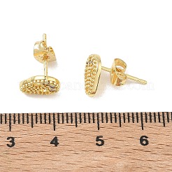 Halloween Brass & Crystal Rhinestone Stud Earrings for Women&nbsp;EJEW-G464-04G-04