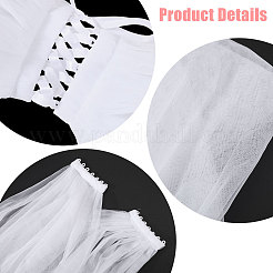 1Pc Polyester Gauze Tippet&nbsp;AJEW-GL0003-25C-02