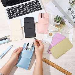 Rectangle Leather Pen Bag&nbsp;DIY-CL0001-70C
