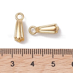 イオンプレーティング(IP) 304 ステンレススチール アイスピックピンチベイル  コーン  18KGP本金メッキ  14.5x4.8mm  穴：2mm  ピン：0.8mm&nbsp;STAS-K277-03B-G