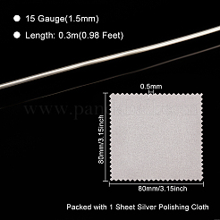 1Pc 999 Fine Silver Wire&nbsp;STER-BC0001-71A