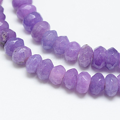 Natural White Jade Bead Strands&nbsp;G-R409-3x5-05