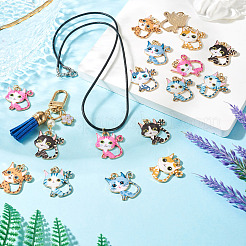 24Pcs Alloy Enamel Pendants&nbsp;ENAM-TA0003-83