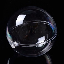 Openable Transparent Plastic Pendants&nbsp;CON-K007-06G