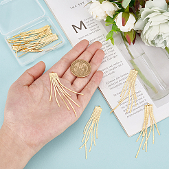 8Pcs Brass Chain Tassel Big Pendants&nbsp;KK-BC0008-01