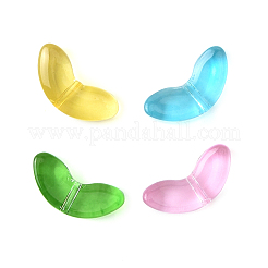 200Pcs Spray Painted Transparent Glass Beads&nbsp;GLAA-FS0002-54A