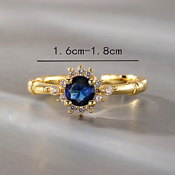女性用真鍮オープンカフリング  ゴールドカラー  内径：16~18mm&nbsp;LS-VP2144
