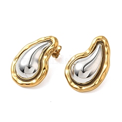 304 Stainless Steel Stud Earrings for Women&nbsp;EJEW-K330-05G