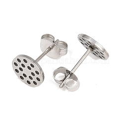 304 Stainless Steel Stud Earring Findings&nbsp;STAS-P434-06B-P